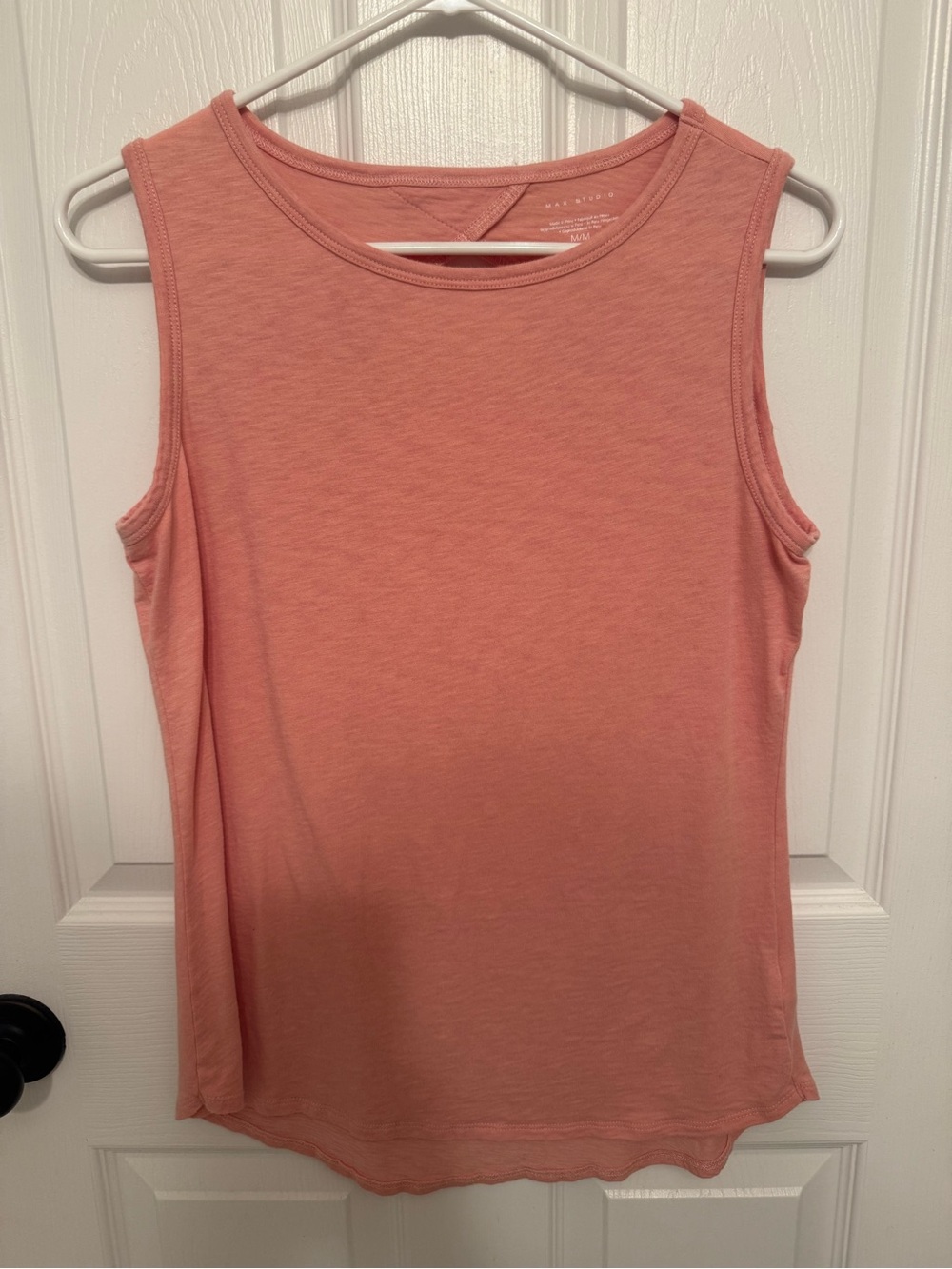 Max Studio Coral Shell Sleeveless Tank